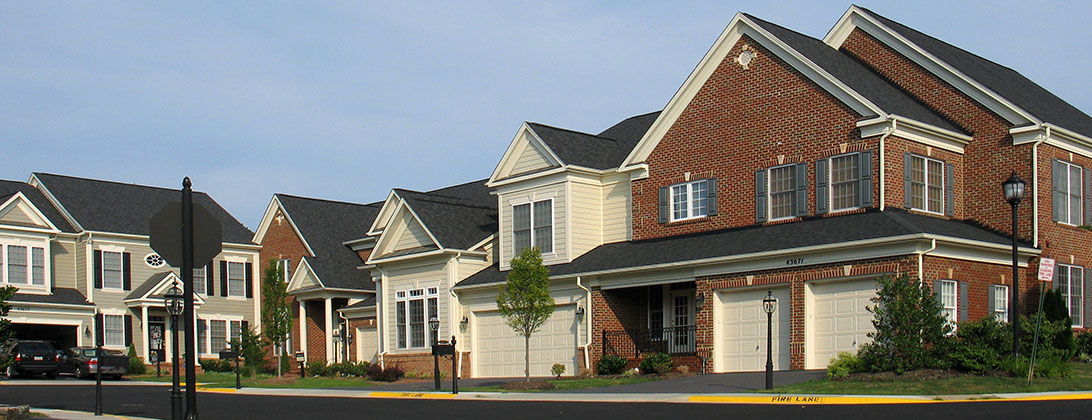Front of a home in a sub-division