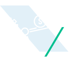 A single color icon of a fulcrum holding dollar coins