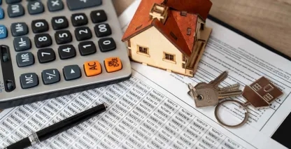A mortgage calculator and other management company tools